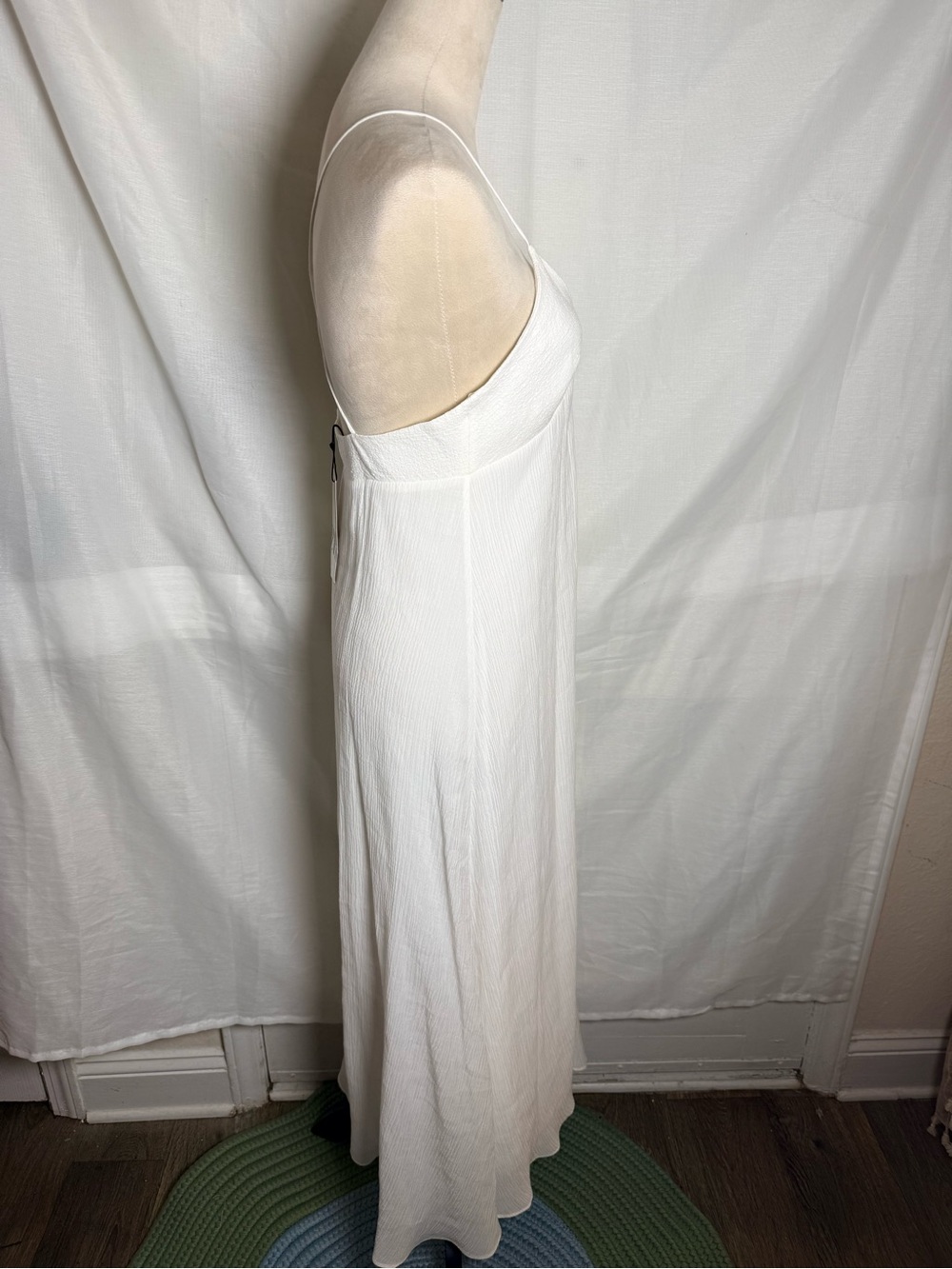 Zara White Textured Maxi Dress - Picture 8 of 11